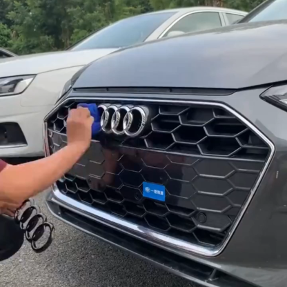 Asign Audi Blackout Emblem – Lightweight, Durable, Easy Installation