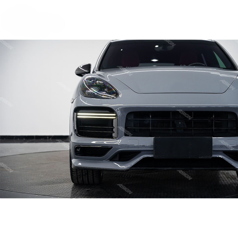 Asign — Facelift Bodykit for Porsche Cayenne 2011-2014 to 2018-2023 SD/GTS Style Front Bumper Headlight Lip Car Aiuto Patts Patterns