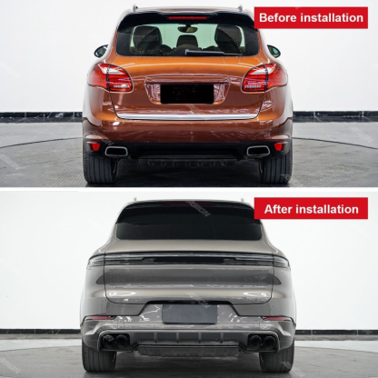 Asign — For Porsche Cayenne 2024 Turbo Bodykit Upgrade 958.1 to 9Y0.2 Car Bumpers Trunk Lid Headlights Bodykit