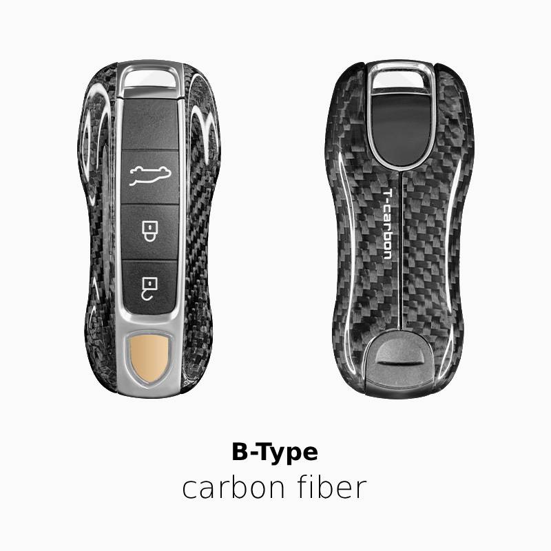 Asign Real Carbon Fiber Key Case Clip for Porsche