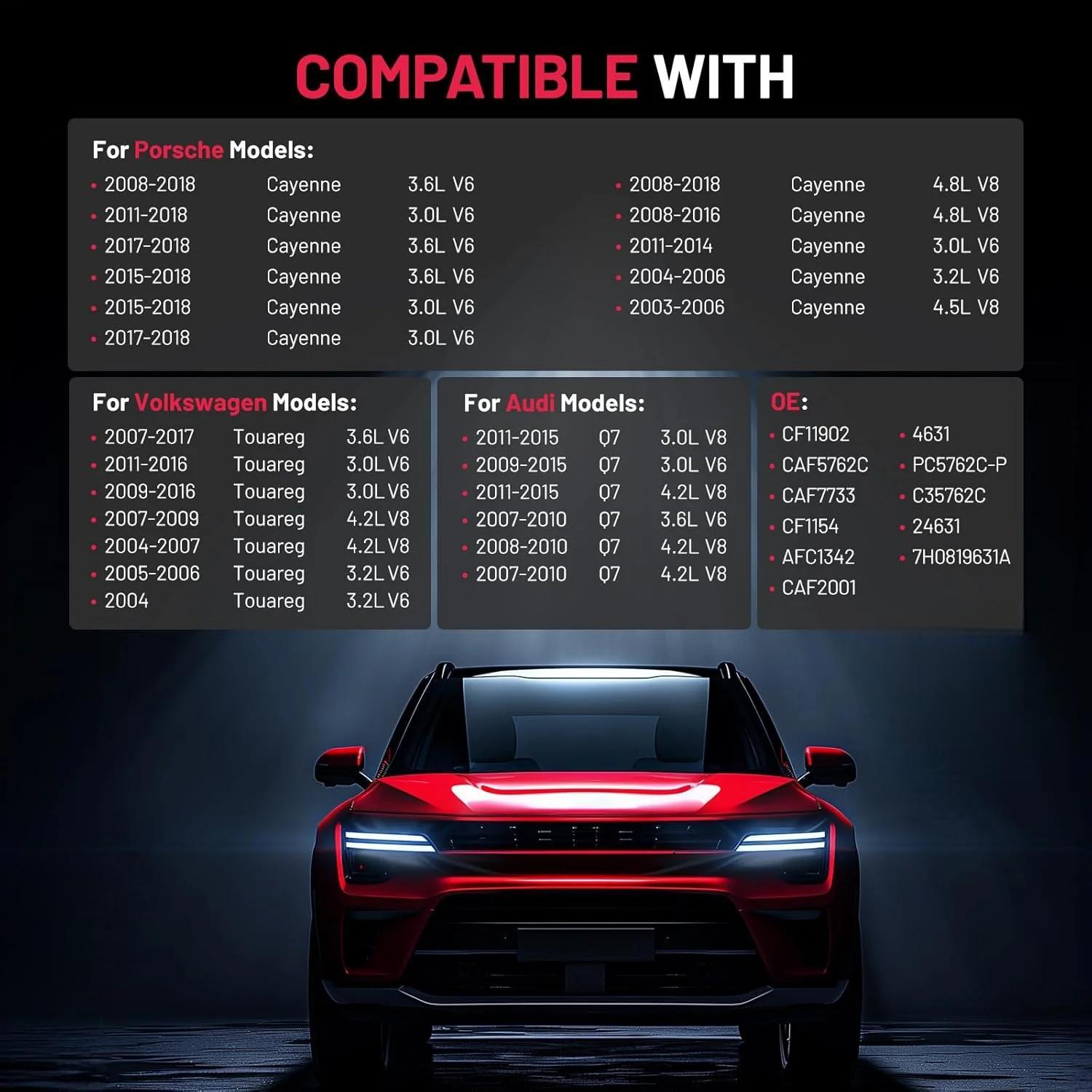 Asign CF11902 Cabin Air Filter with Activated Carbon for Porsche Cayenne/VW Touareg/Audi Q7