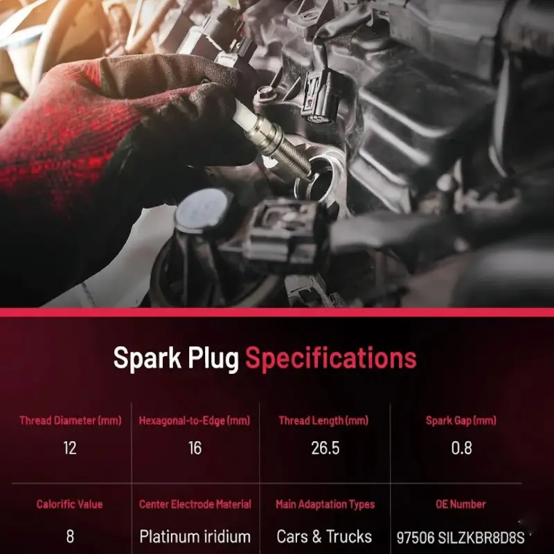 Asign 97506 Iridium Spark Plugs for BMW 135i 335i 435i 535i 640i 740i X3 X4 X5 X6 3.0L L6