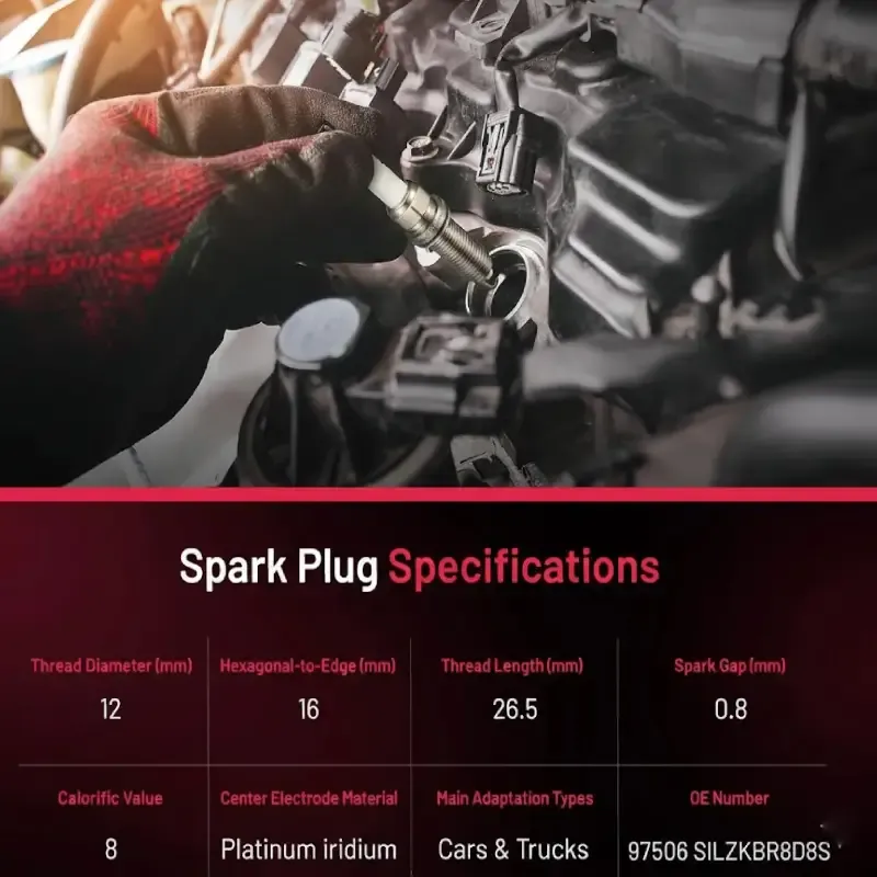 Asign 97506 Iridium Spark Plugs for BMW 135i 335i 435i 535i 640i 740i X3 X4 X5 X6 3.0L L6