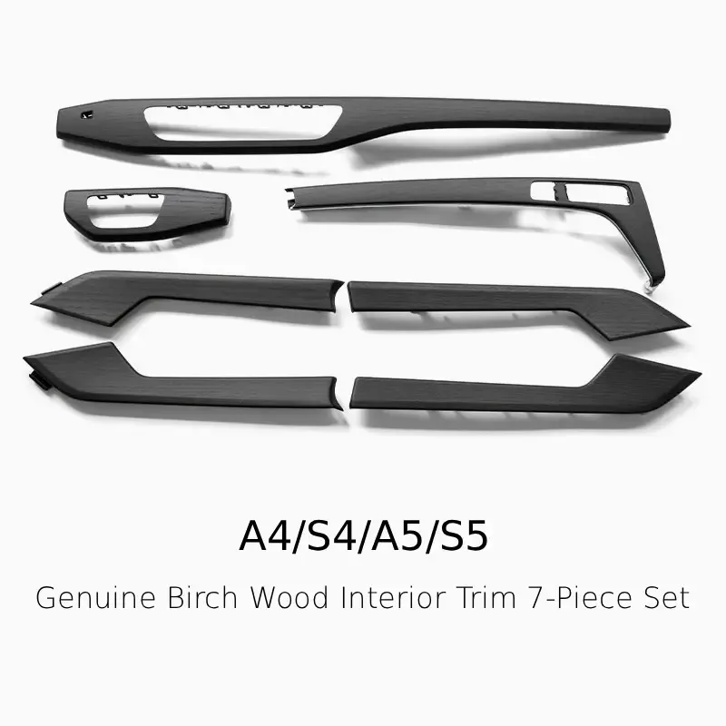 Asign OEM+ Genuine Wood Interior Trim Set (7-Piece) – For Audi A4 / S4 / A5 / S5 (B9/B9.5 2017-2024)