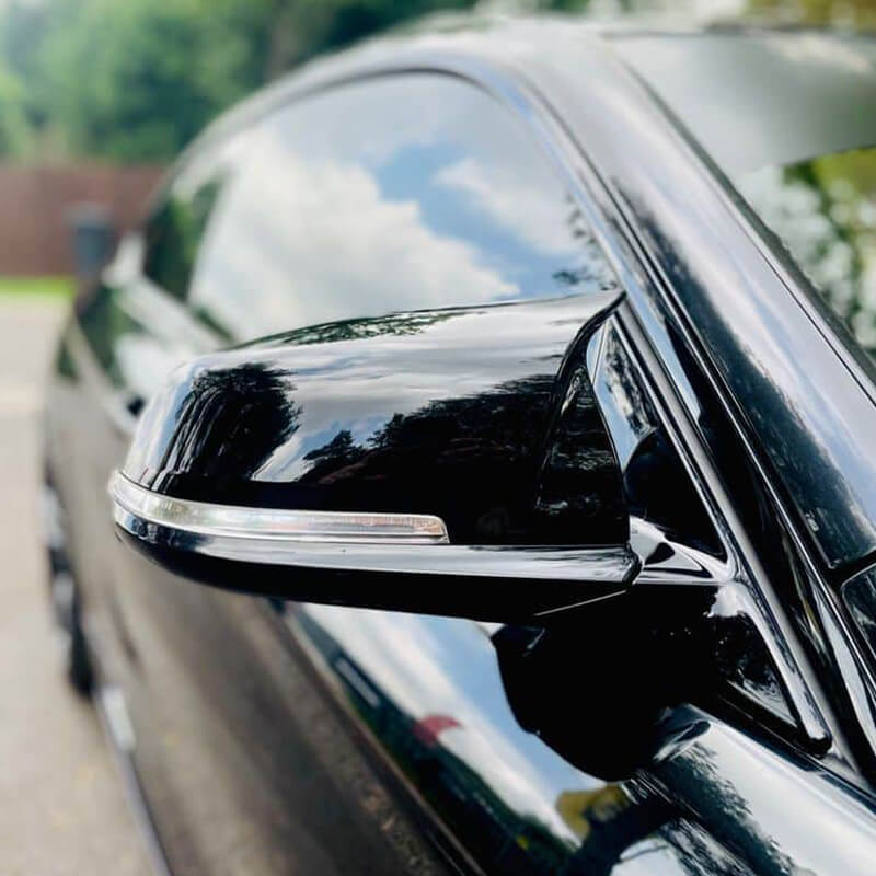 Asign Rear Mirror Covers Cap for BMW 1 Series with Sporty "Bullhorn" Design
