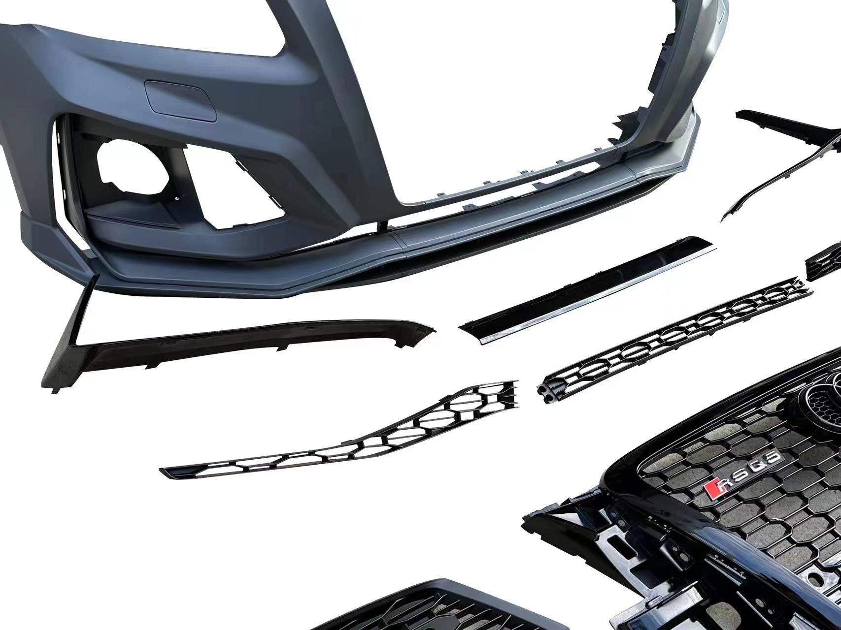 2008-2012 Audi RSQ5 Front Bumper For Q5/SQ5 8R/B8 Upgrade To B9 RSQ5 Style Body Kits With Honeycomb Grille | RSQ5 Bumper