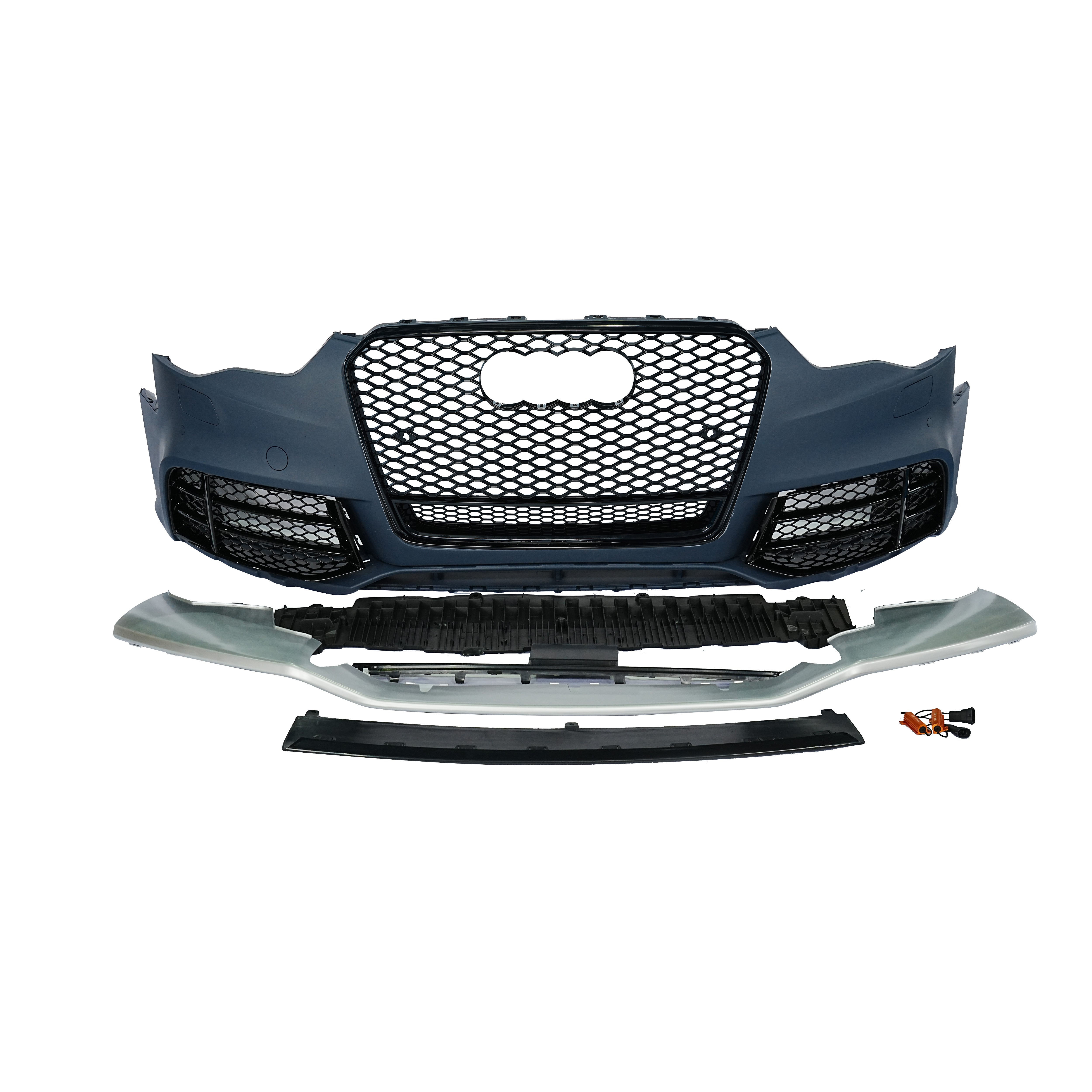 2012-2016 Audi RS5 Front Bumper For A5/S5 B8.5 Body Kits With Fog Light Grille Honeycomb Grille Front Lip | RS5 Front Bumper