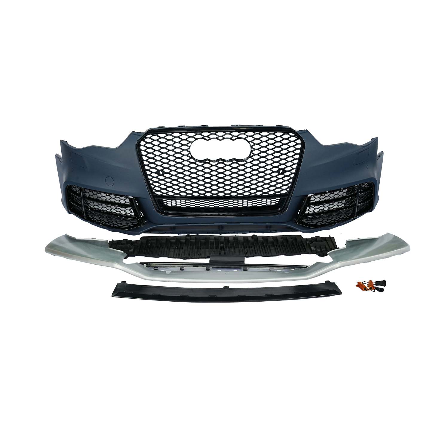 2012-2016 Audi RS5 Front Bumper For A5/S5 B8.5 Body Kits With Fog Light Grille Honeycomb Grille Front Lip | RS5 Front Bumper