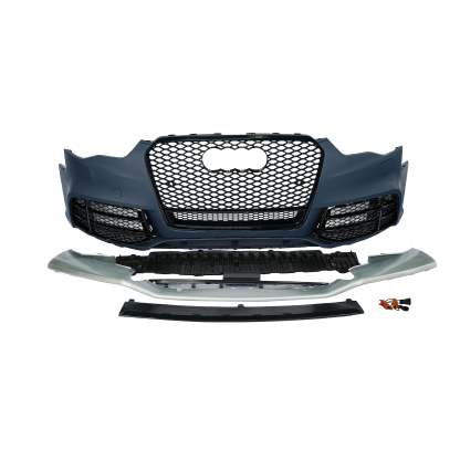 2012-2016 Audi RS5 Front Bumper For A5/S5 B8.5 Body Kits With Fog Light Grille Honeycomb Grille Front Lip | RS5 Front Bumper