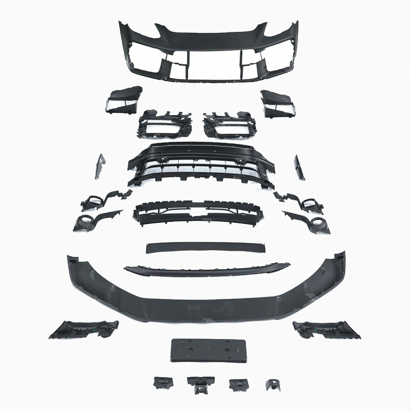 Asign — 2017-2023 for Porsche Panamera 971 Body Kit Upgrade 2025 976 Turbo Front Bumper Assembly with Bar Lights Excludes Headlights