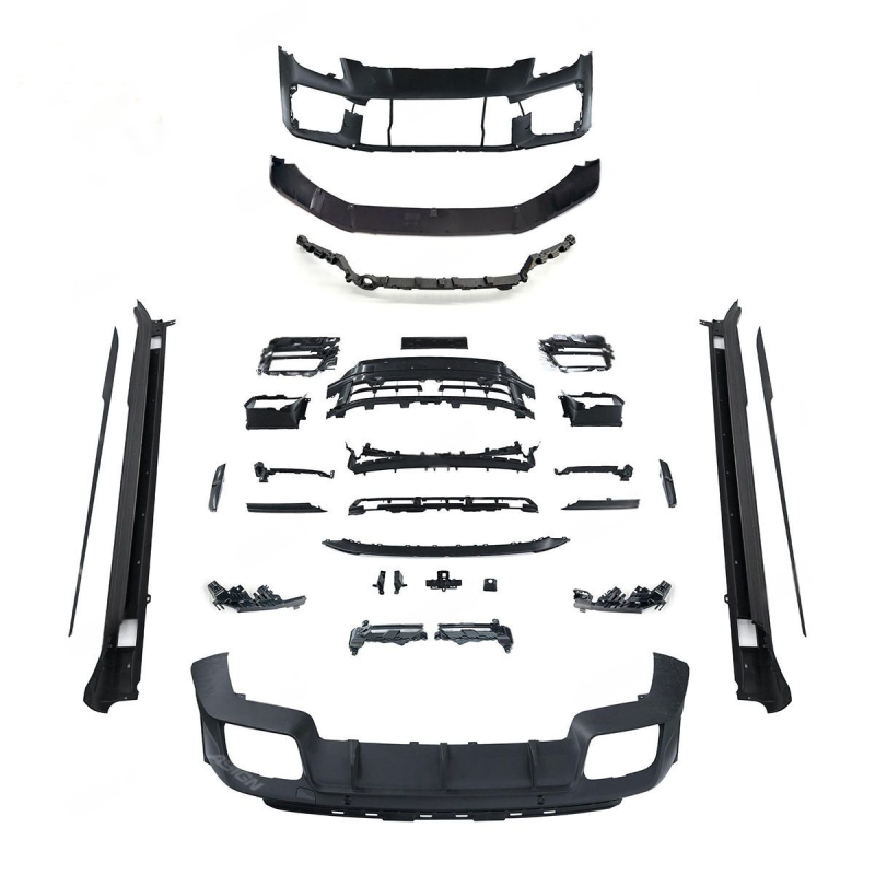 Asign — 2024-2025 for Panamera Turbo Front and Rear Bumpers with 976 Daytime Running Lights and Fog Lights Equipped Car Bumpers