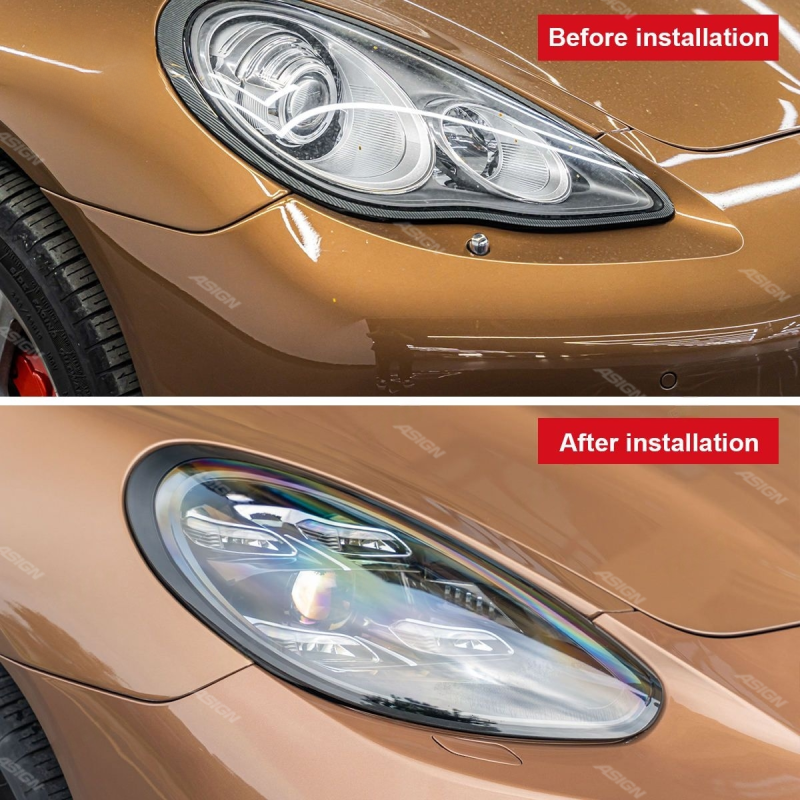 Asign — For Panamera 970/970.1/970.2 Car Upgrade Front Bumper Rear Bumper Tailgate Taillights Spoiler Body Kit TurboS