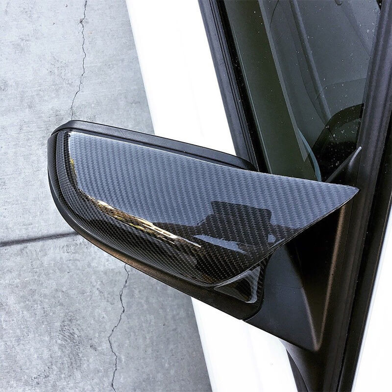 Asign Rear Mirror Covers Cap for BMW 1 Series with Sporty "Bullhorn" Design