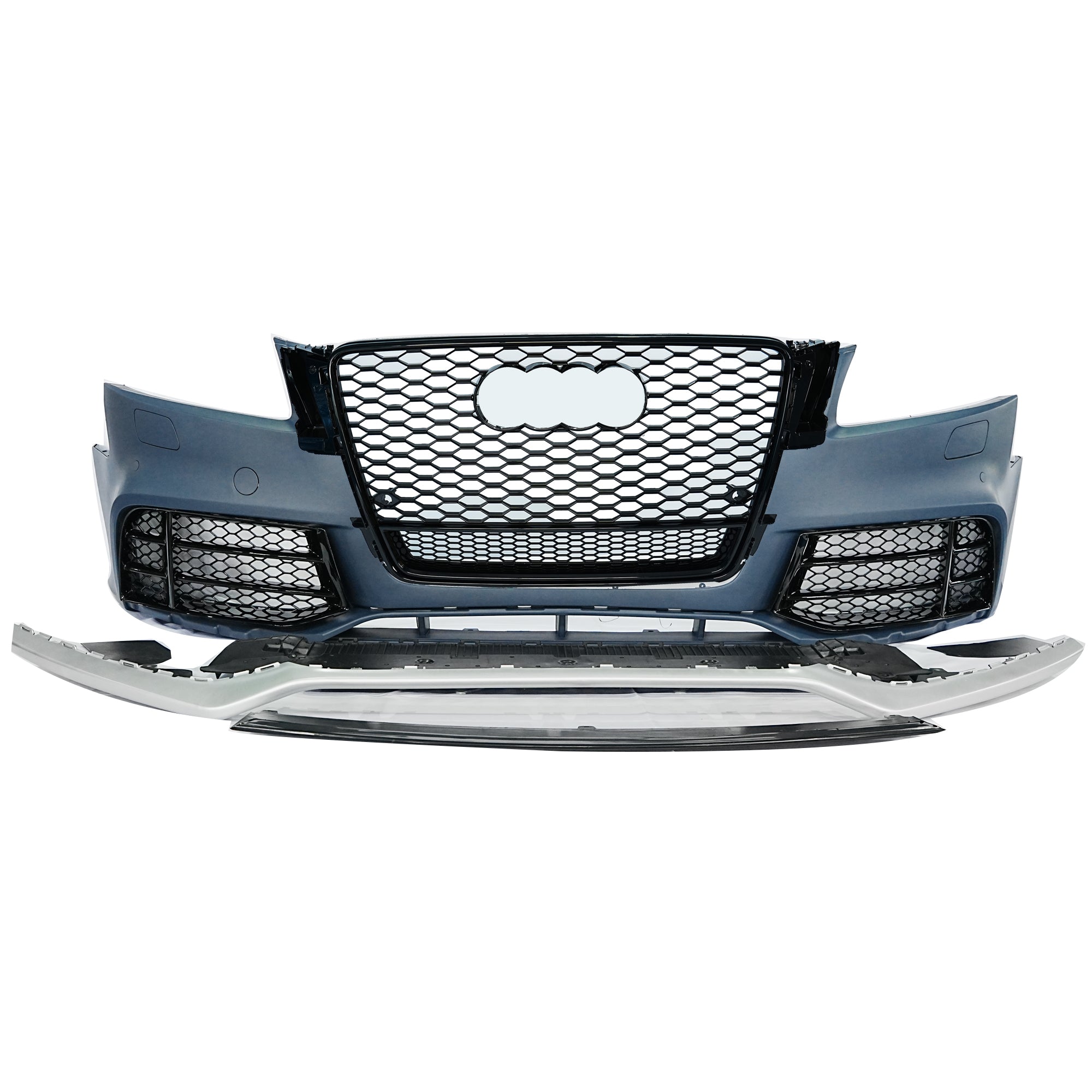 2009-2011 Audi RS5 Front Bumper For A5/S5 B8 Body Kits With Fog Light Grille Honeycomb Grille Front Lip | RS5 Bumper