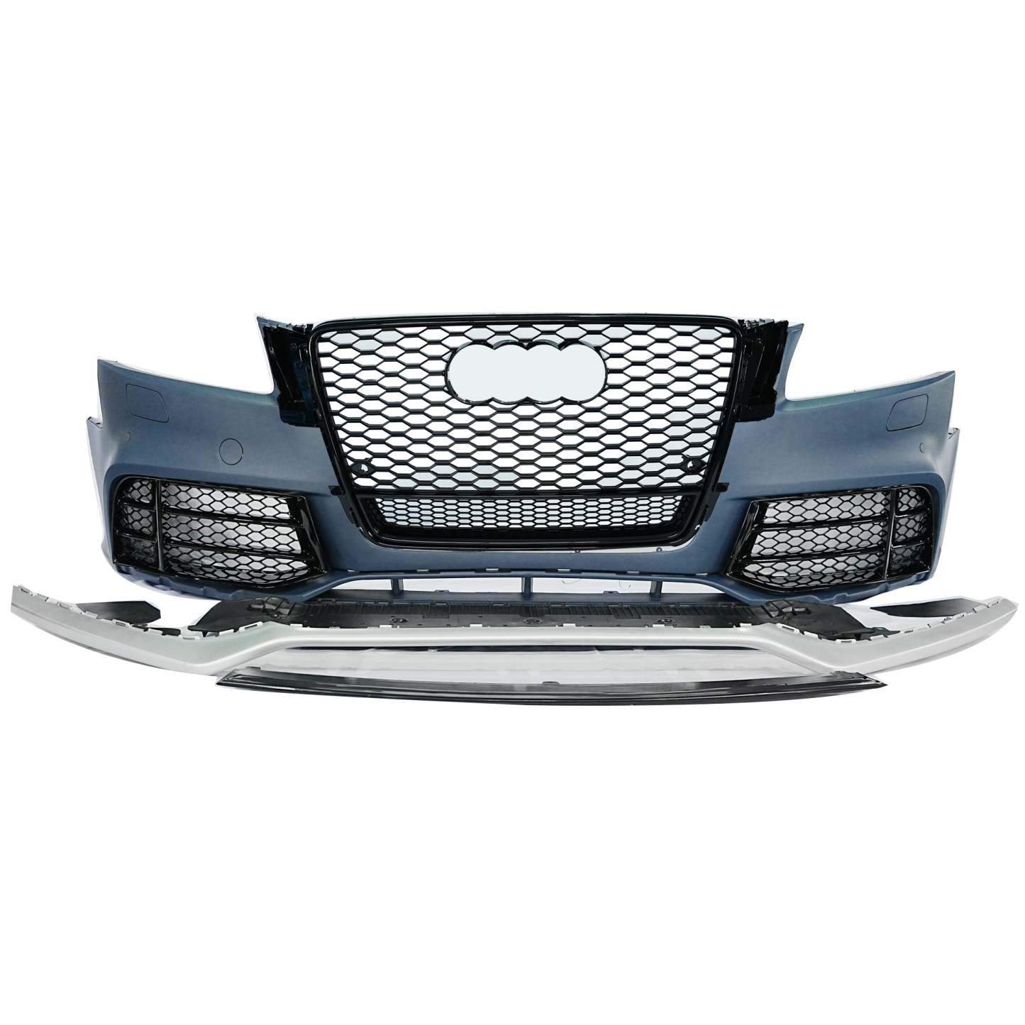 2009-2011 Audi RS5 Front Bumper For A5/S5 B8 Body Kits With Fog Light Grille Honeycomb Grille Front Lip | RS5 Bumper