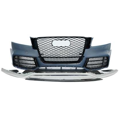 2009-2011 Audi RS5 Front Bumper For A5/S5 B8 Body Kits With Fog Light Grille Honeycomb Grille Front Lip | RS5 Bumper