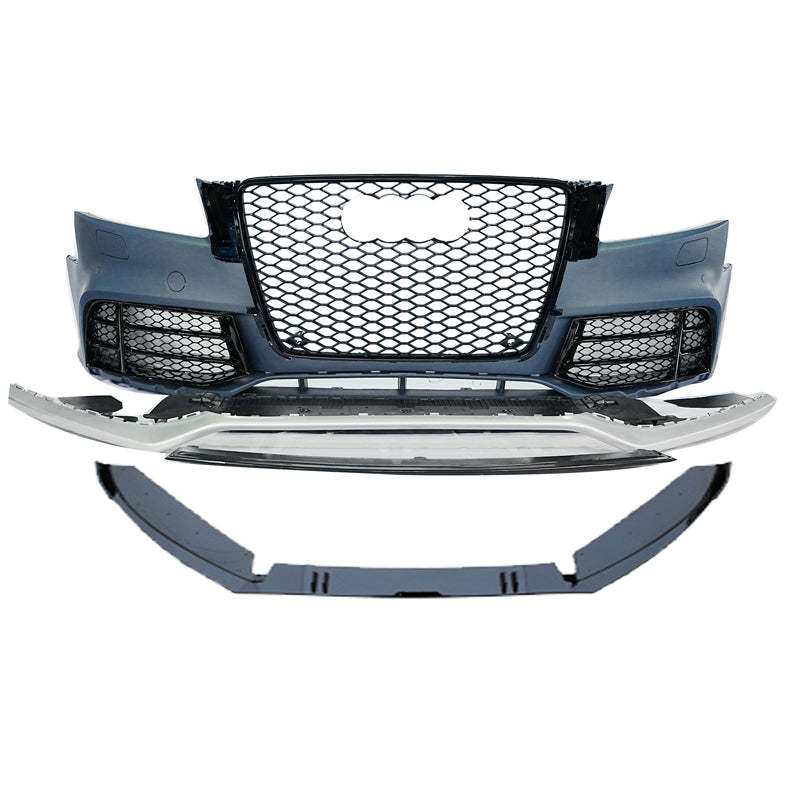 2009-2011 Audi RS5 Front Bumper For A5/S5 B8 Body Kits With Fog Light Grille Honeycomb Grille Front Lip | RS5 Bumper