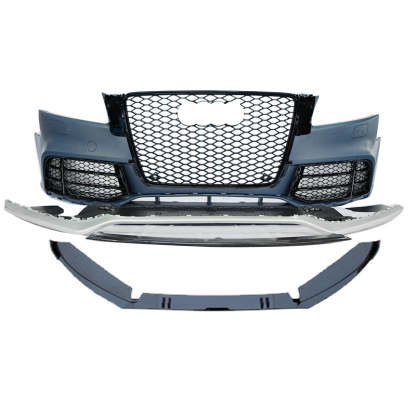 2009-2011 Audi RS5 Front Bumper For A5/S5 B8 Body Kits With Fog Light Grille Honeycomb Grille Front Lip | RS5 Bumper