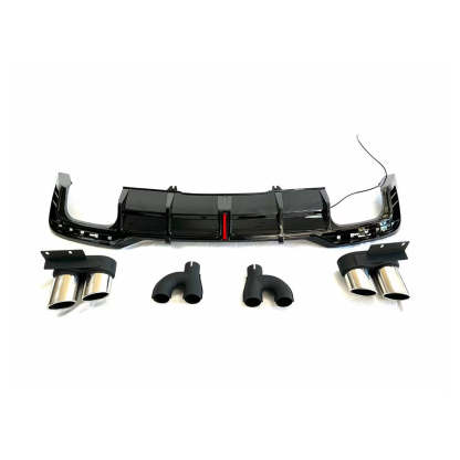 2020-2024 Audi S5 Style A5 diffuser with tailpipe For Audi A5 S5 B9.5