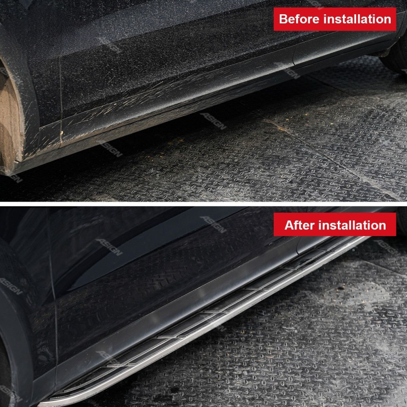 Asign - For 2018-2023 Cayenne Door Side Step SUV Auto Parts Running Board Upgrade