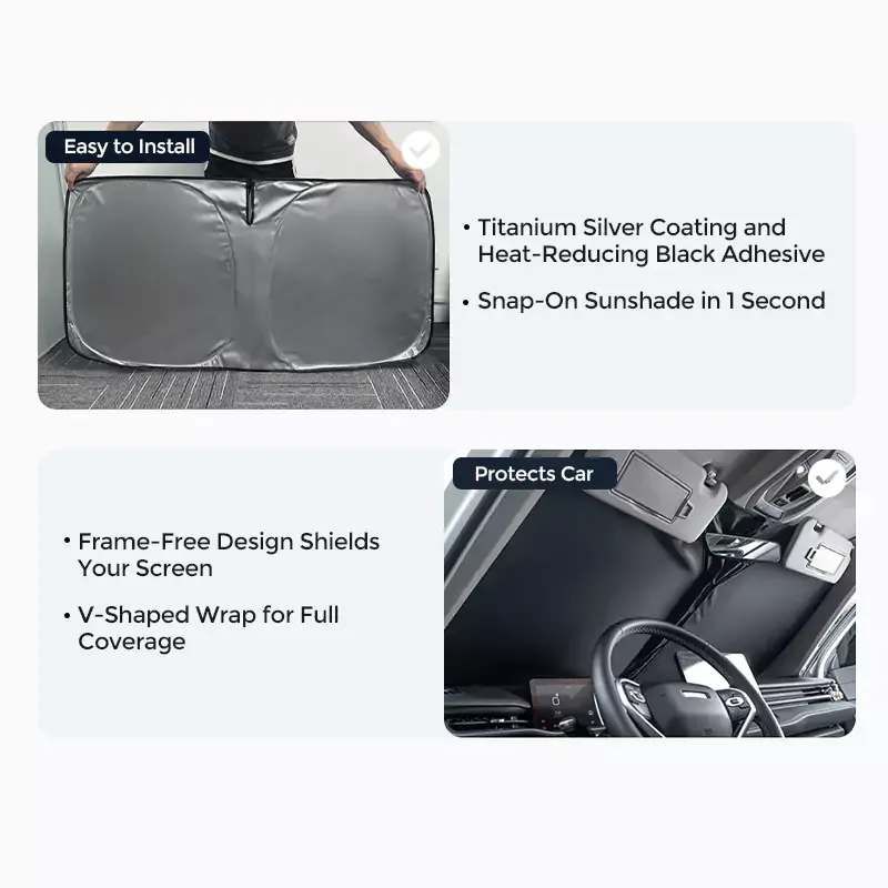 Asign Front Windshield Sunshade for Audi