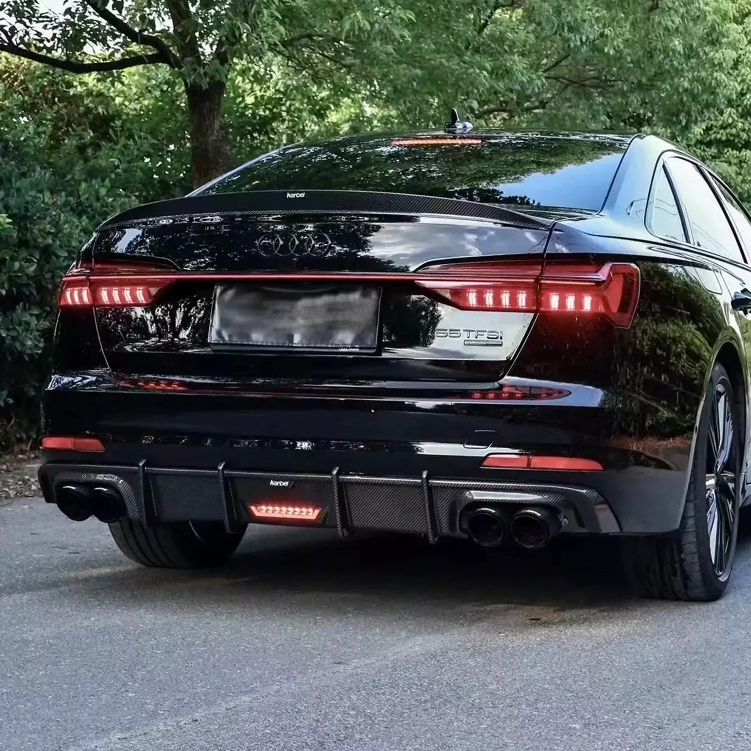 Asign Carbon Fiber Rear Spoiler for Audi S6 & A6 S-Line & A6 2019-ON C8