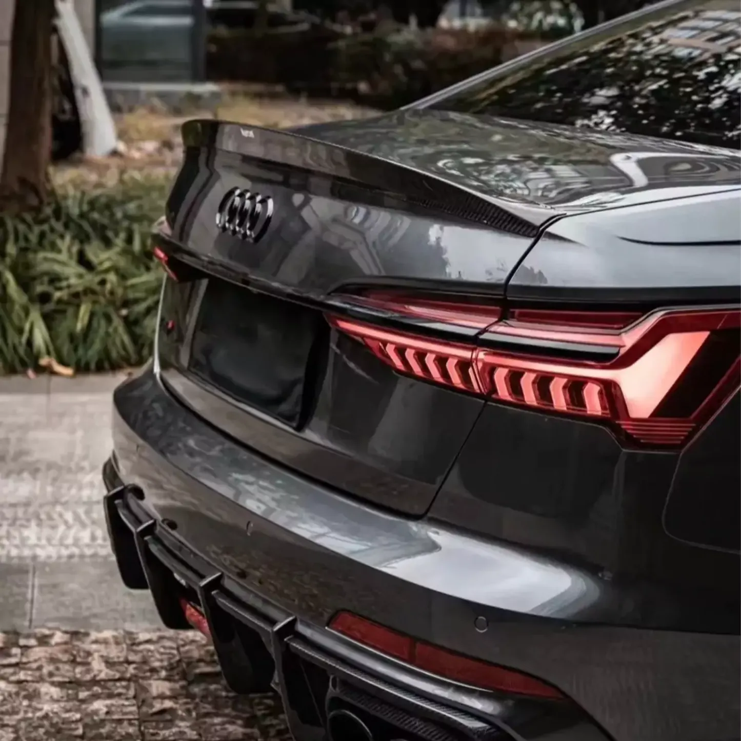 Asign Carbon Fiber Rear Spoiler for Audi S6 & A6 S-Line & A6 2019-ON C8