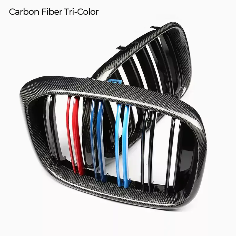 Asign BMW X3 X4 G01 G02 Carbon Fiber Gloss Black Dual Slat Grille