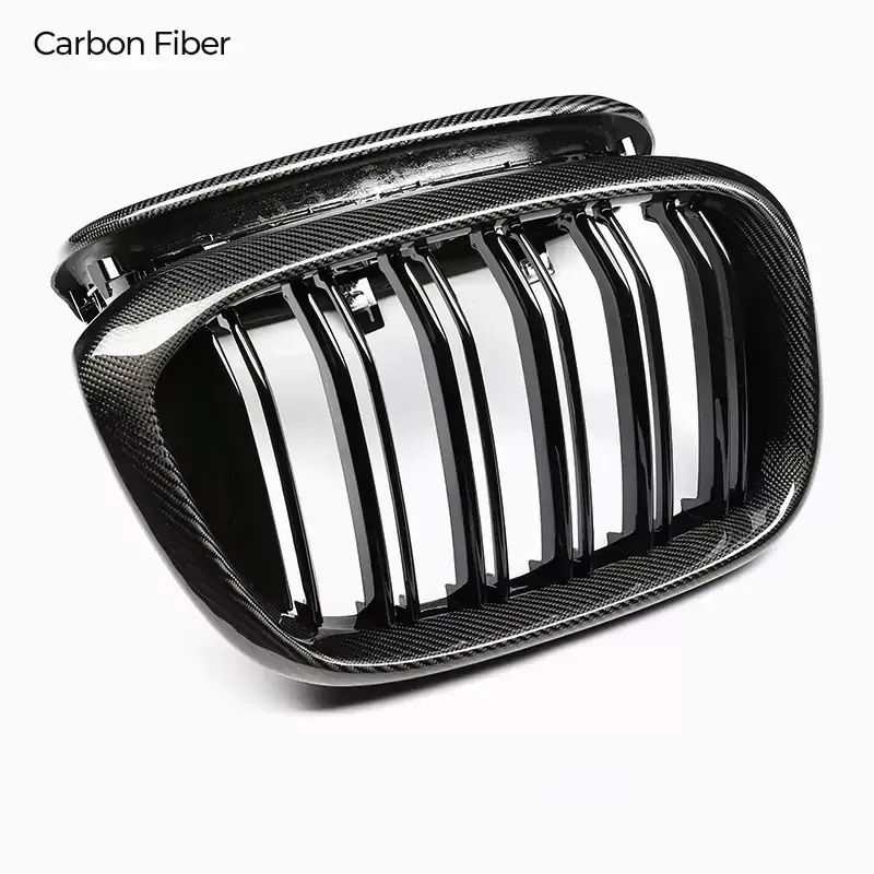 Asign BMW X3 X4 G01 G02 Carbon Fiber Gloss Black Dual Slat Grille