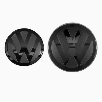 Volkswagen Golf Front Grille Black Badge GTI Mirror Flat Emblem 3D Emblem