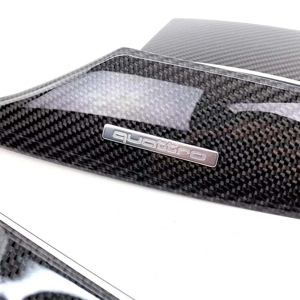 Asign Carbon Fiber Interior Trim Set – 9-Piece Kit, Fits Audi C7/C8 (2012-2023) A6/S6