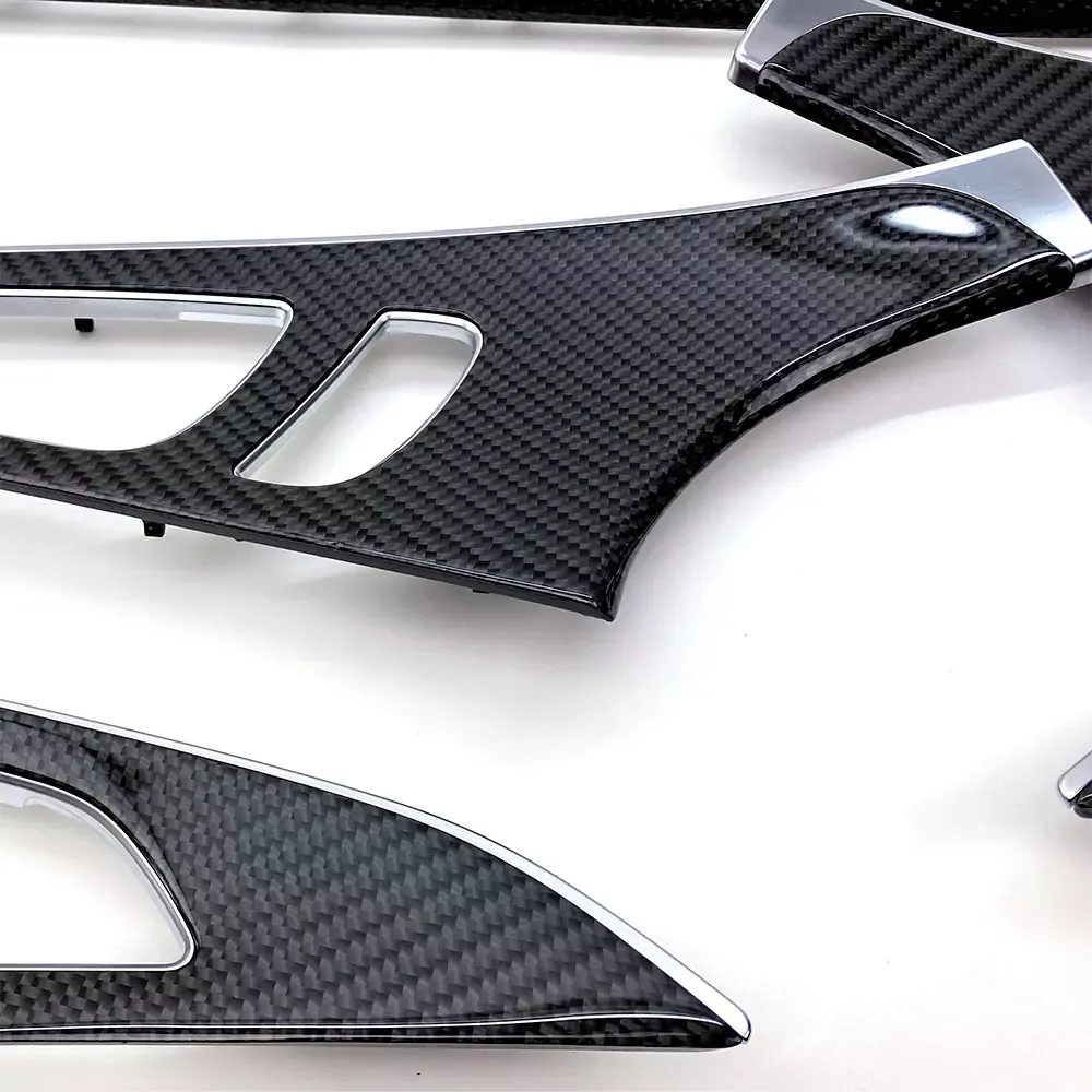 Asign Carbon Fiber Interior Trim Set – 9-Piece Kit, Fits Audi C7/C8 (2012-2023) A6/S6