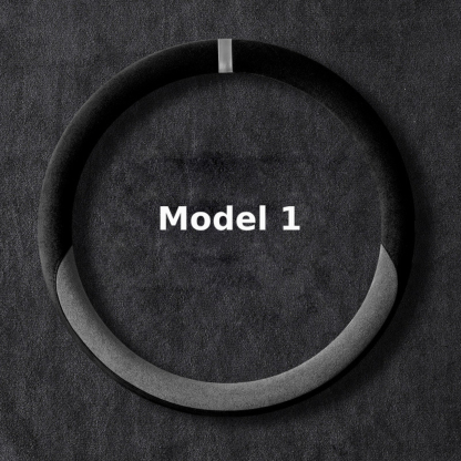 Asign Ultra-Thin Alcantara Steering Wheel Cover – Universal Fit for All Vehicles, Non-Slip, Sweat-Absorbing, All-Season Comfort