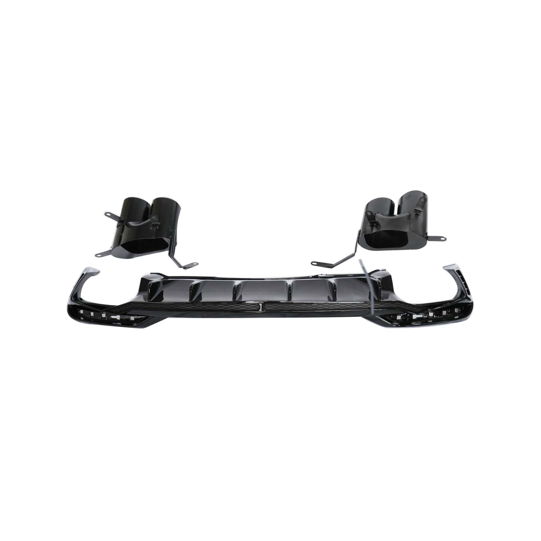 2020-2024 Audi S5 Style A5 diffuser with tailpipe For Audi A5 S5 B9.5