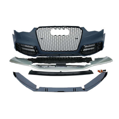 2012-2016 Audi RS5 Front Bumper For A5/S5 B8.5 Body Kits With Fog Light Grille Honeycomb Grille Front Lip | RS5 Front Bumper