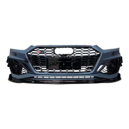 2020-2025 Audi RS5 Front Bumper For A5/S5 B9.5 Body Kits With ACC Fog Light Grille Honeycomb Grille Front Lip | RS5 Bumper