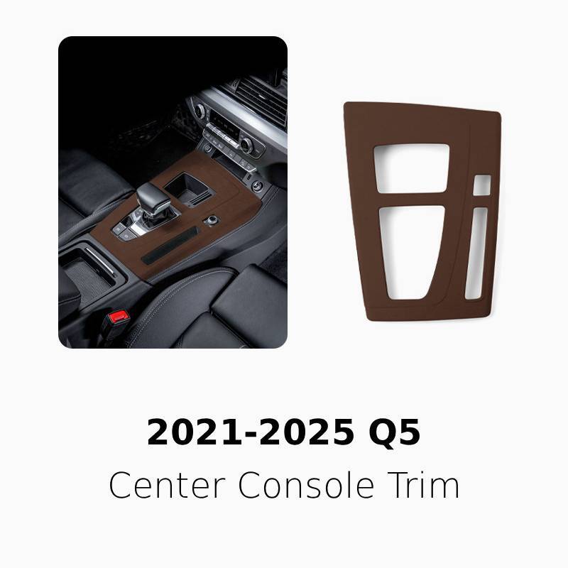 Asign Suede Center Console Trim Upgrade for Audi Q5