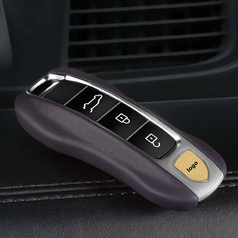 Asign Leather Key Fob Cover for Porsche – OEM-Style Leather Replacement