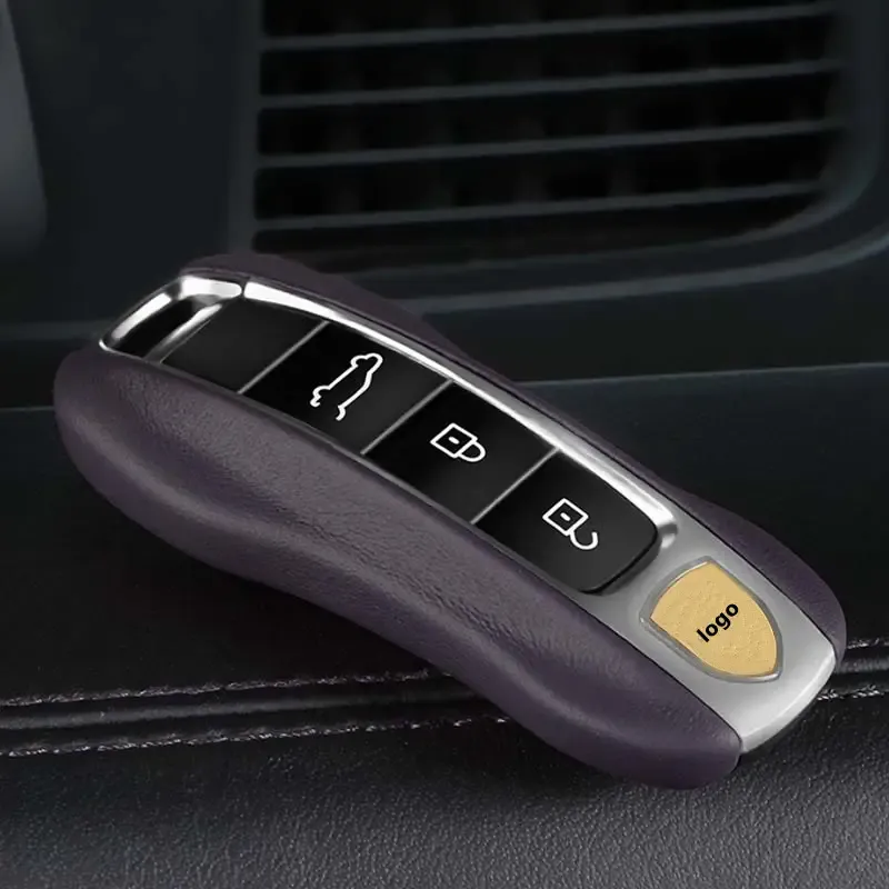 Asign Leather Key Fob Cover for Porsche – OEM-Style Leather Replacement