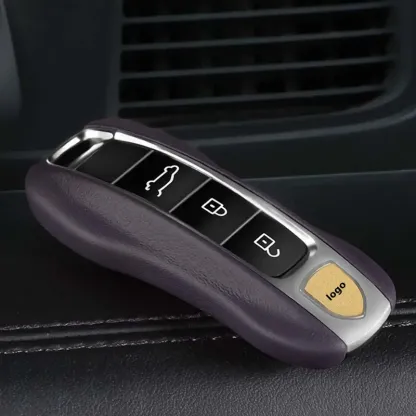 Asign Leather Key Fob Cover for Porsche – OEM-Style Leather Replacement
