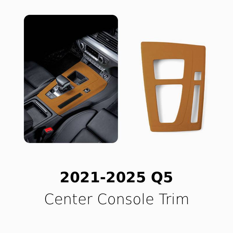 Asign Suede Center Console Trim Upgrade for Audi Q5