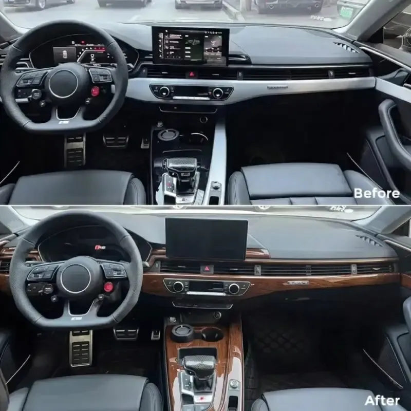 Asign OEM+ Genuine Wood Interior Trim Set (7-Piece) – For Audi A4 / S4 / A5 / S5 (B9/B9.5 2017-2024)