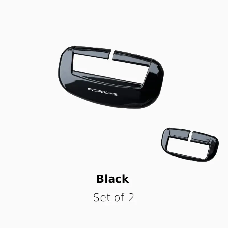 Asign Premium Seat Belt Buckle Cover For Porsche Panamera/Macan/Taycan/911/718/Cayenne