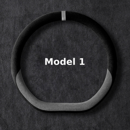 Asign Ultra-Thin Alcantara Steering Wheel Cover – Universal Fit for All Vehicles, Non-Slip, Sweat-Absorbing, All-Season Comfort