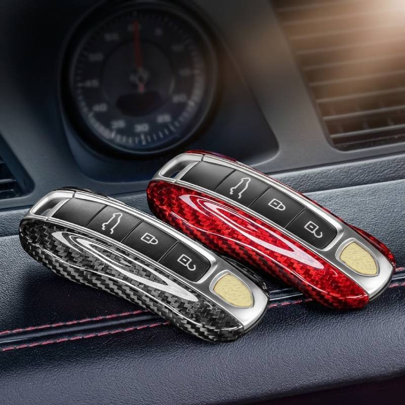 Asign Real Carbon Fiber Key Case Clip for Porsche