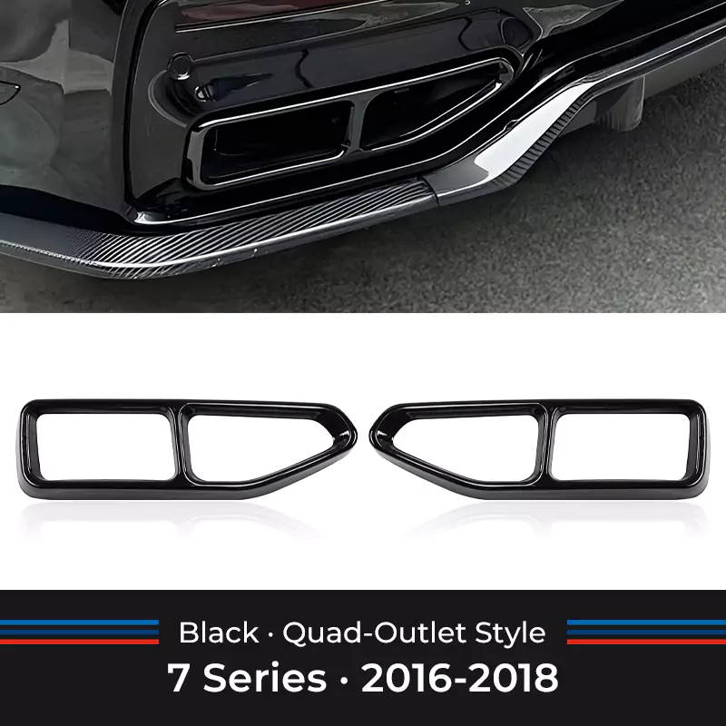 Asign BMW Gloss Black Rear Pipe Protective Cover