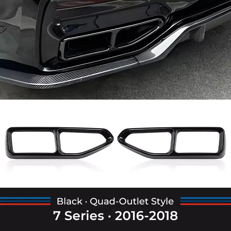 Asign BMW Gloss Black Rear Pipe Protective Cover