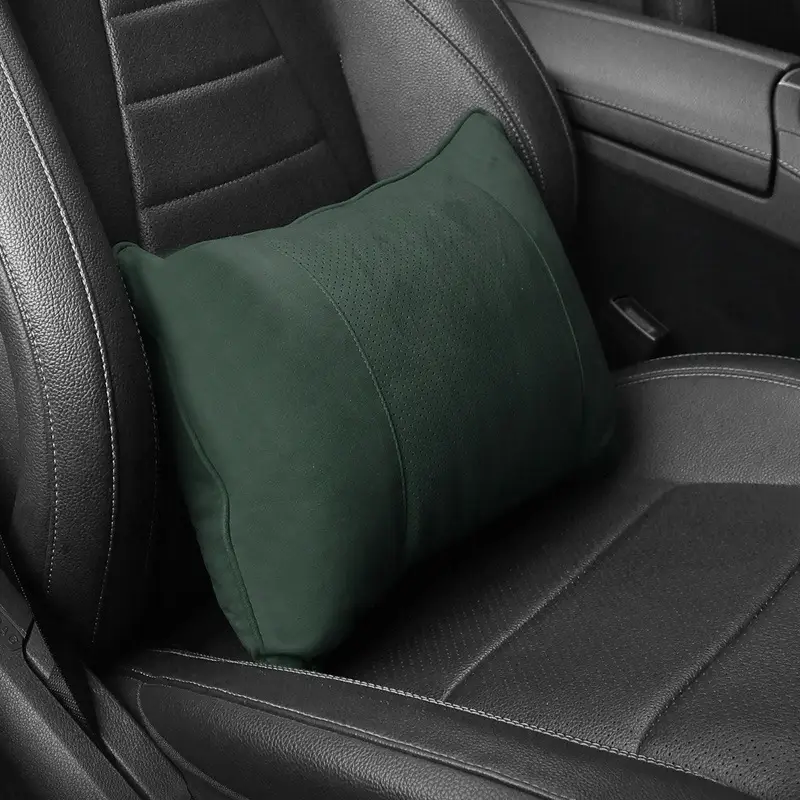 Asign Premium Suede Neck And Lumbar Support Pillow For Universal