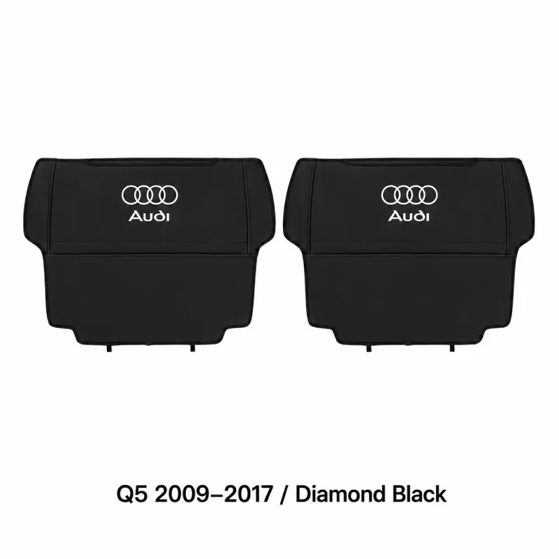 Asign Seat Back Storage Organizer Half-Cover for Audi Vehicles – Leather-Like Rear Seat Pocket