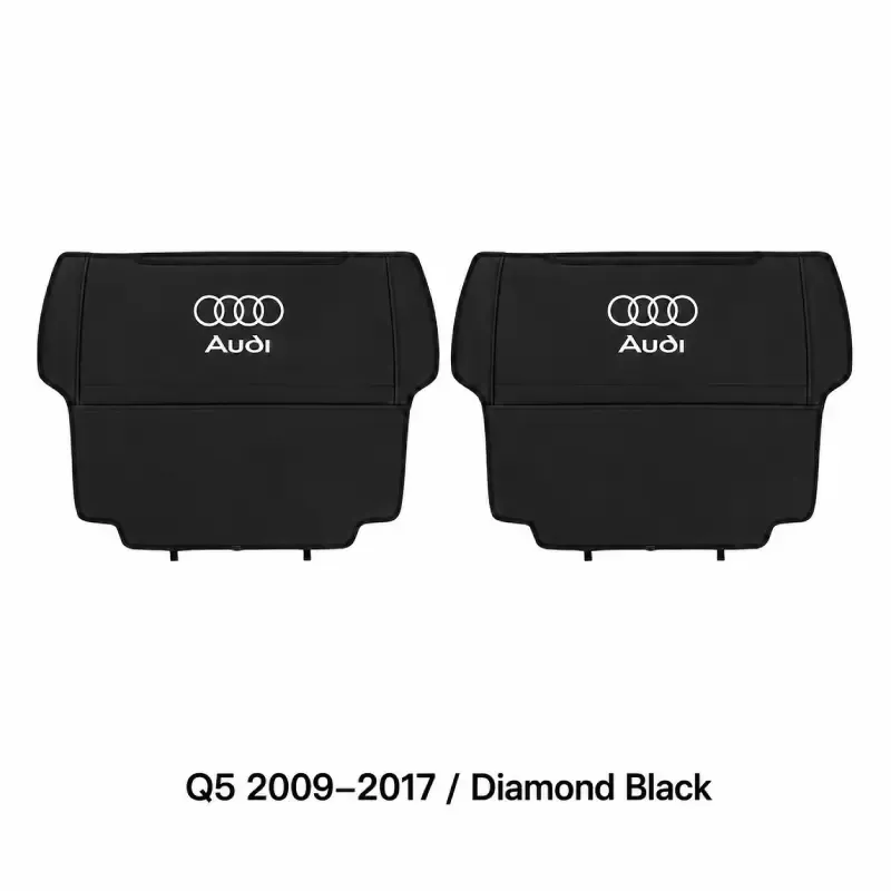 Asign Seat Back Storage Organizer Half-Cover for Audi Vehicles – Leather-Like Rear Seat Pocket